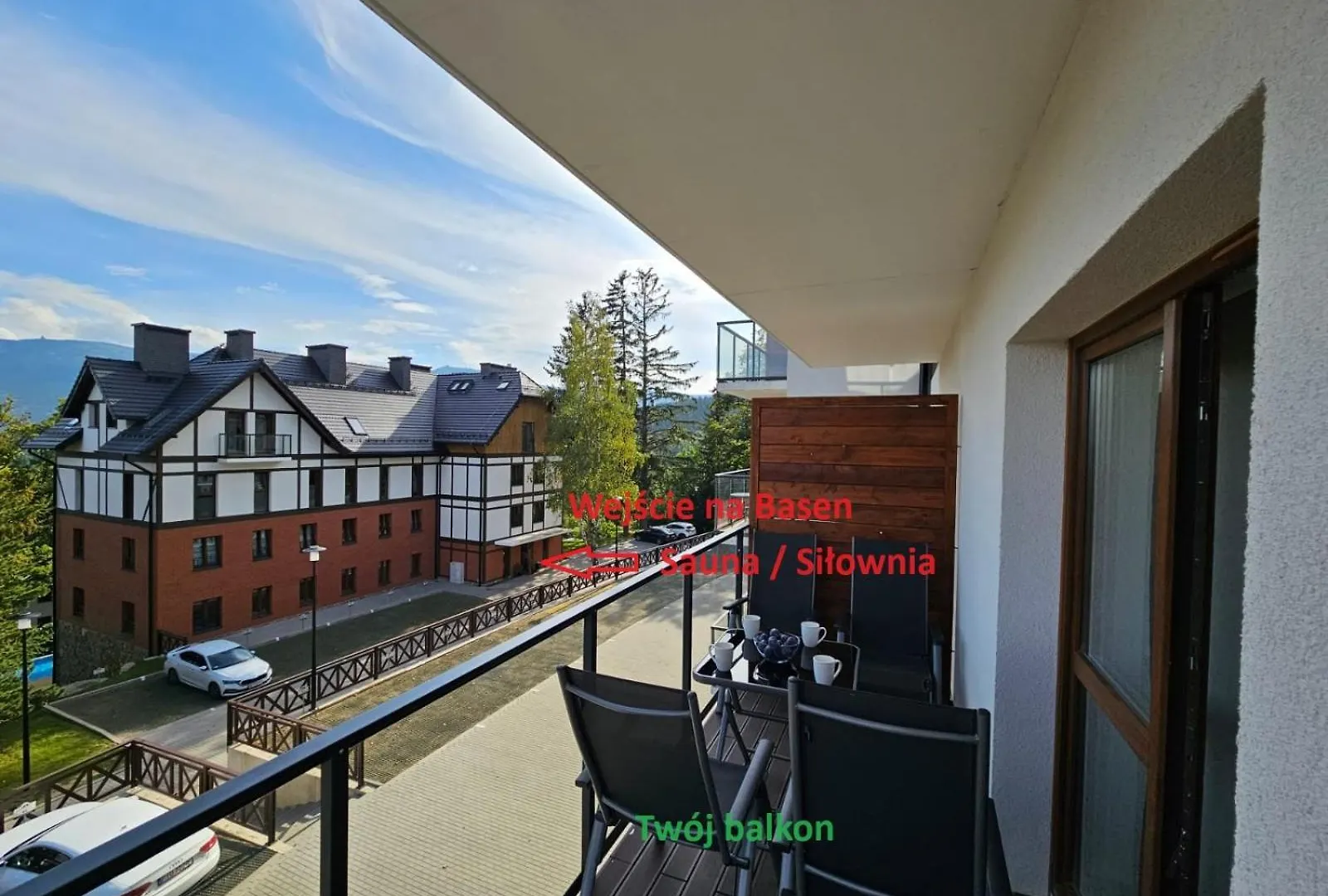 Apartment Green Park Resort: Panoramic Views with Pool, Sauna, and Fitness Access Szklarska Poreba Poland